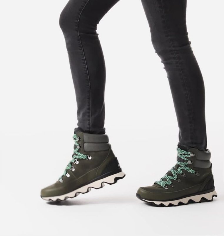 Sorel Dam Snörstövlar Mörk Gröna - Kinetic™ Conquest Låga - LOP-037645